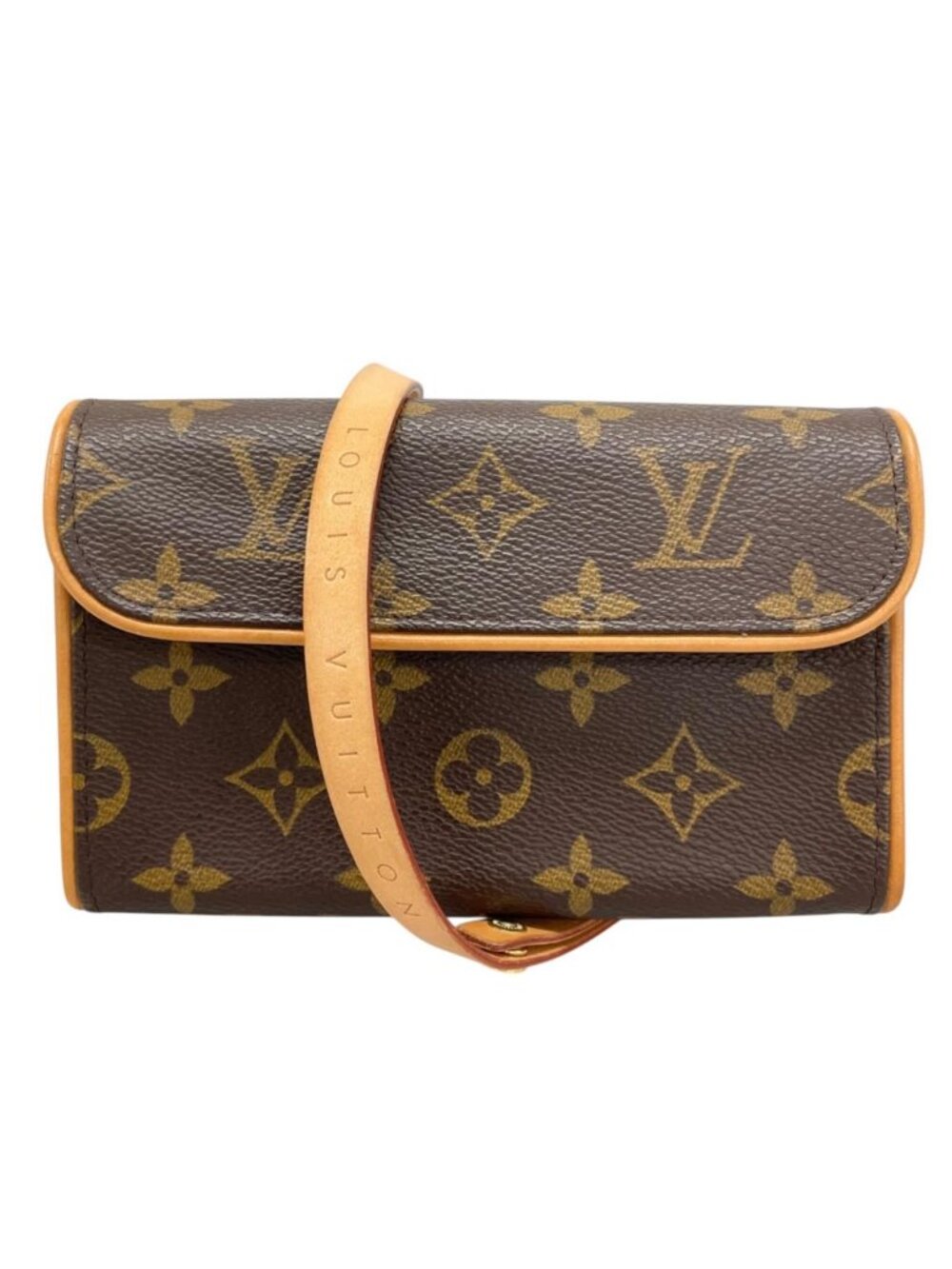 Louis Vuitton Pochette Florentine Monogram Backpack Canvas